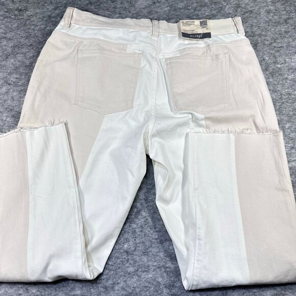 NWT DL1961 Patti Womens Jeans size 34 Straight High Rise Vintage Jeans 34 Beige - Picture 14 of 15